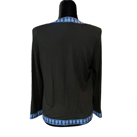 AVERARDO BESSI Printed Soft Jersey Knit Cardigan Blazer Jacket - Picture 7 of 8